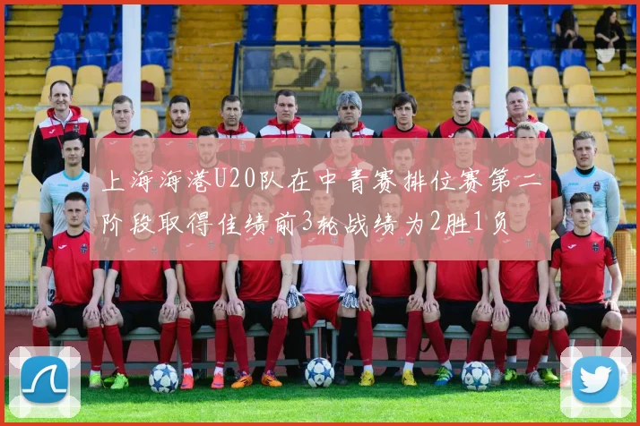 上海海港U20队在中青赛排位赛第二阶段取得佳绩前3轮战绩为2胜1负